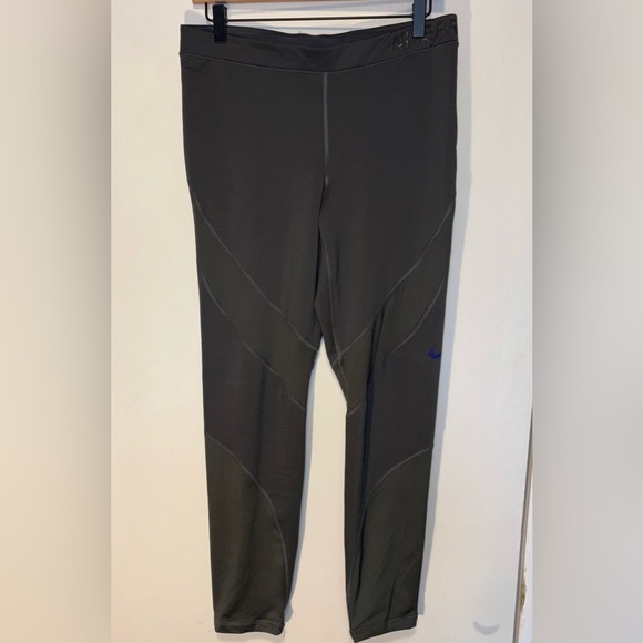 Nike Pro Hyperwarm Women's XL Gray Leggings Thermal Training Tight - Picture 2 of 8